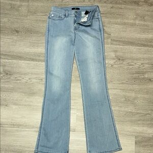 7 For All Mankind Light Blue Flare Jeans